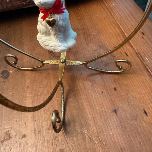 Pier 1 Gold Metal 8.75”T ORNAMENT DISPLAY STAND: Ornaments Up To 4” In Diameter - Picture 4 of 6